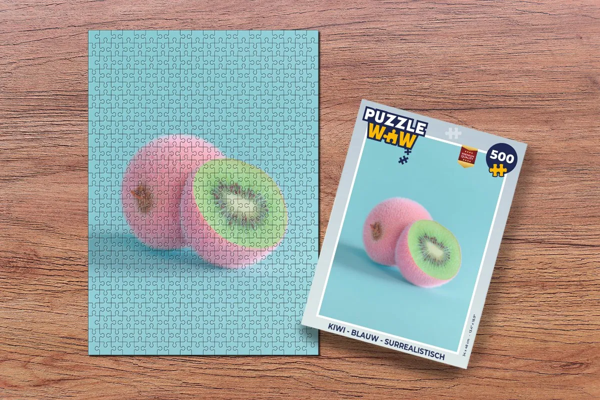PuzzleWow Kiwi Surrealistisch Legpuzzel 500 Stuks - 8721406858331