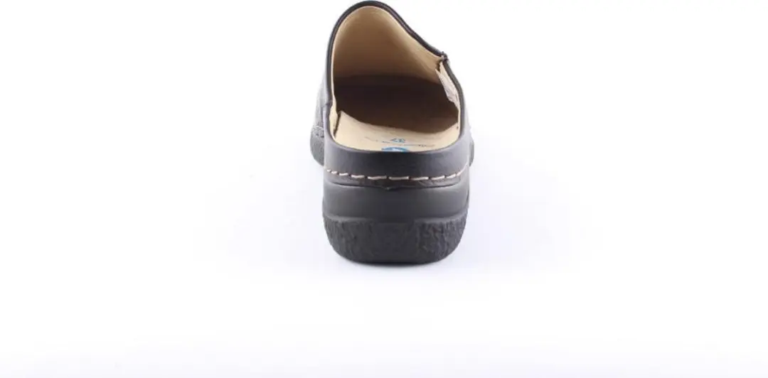 Wolky Seamy Slide Klompen - 42 - Zwart geprint leer - afbeelding 4 van 6