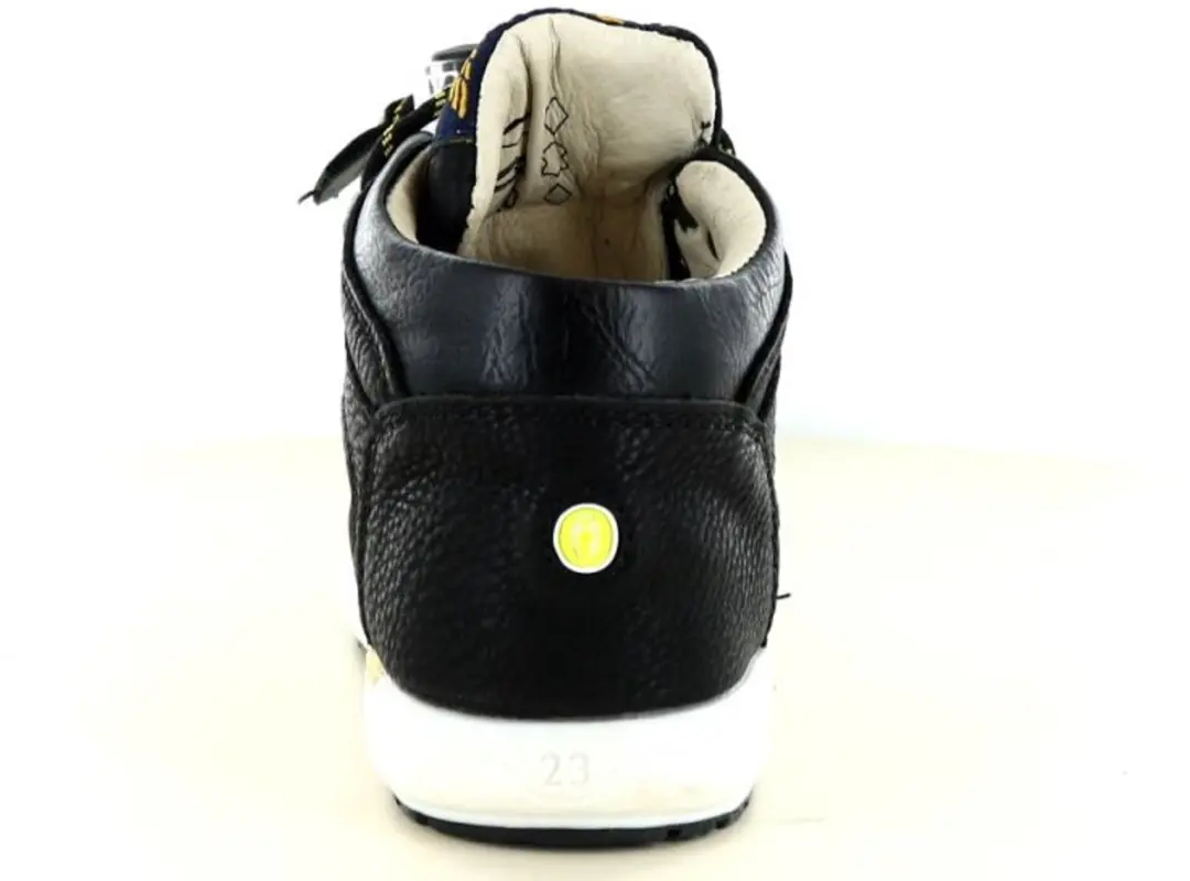 Shoesme RF23W005-D Zwart Leer Sneaker - Maat 23 - afbeelding 4 van 4