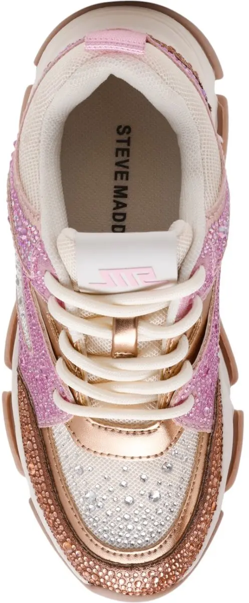 Steve Madden Jprivy Sneakers - Roze - Maat 34 - afbeelding 6 van 6