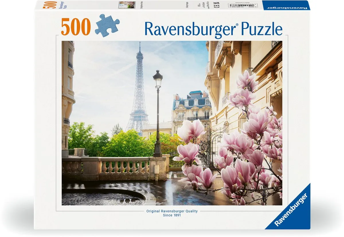 Ravensburger Lente in Parijs Legpuzzel 500 Stuks - Multicolor