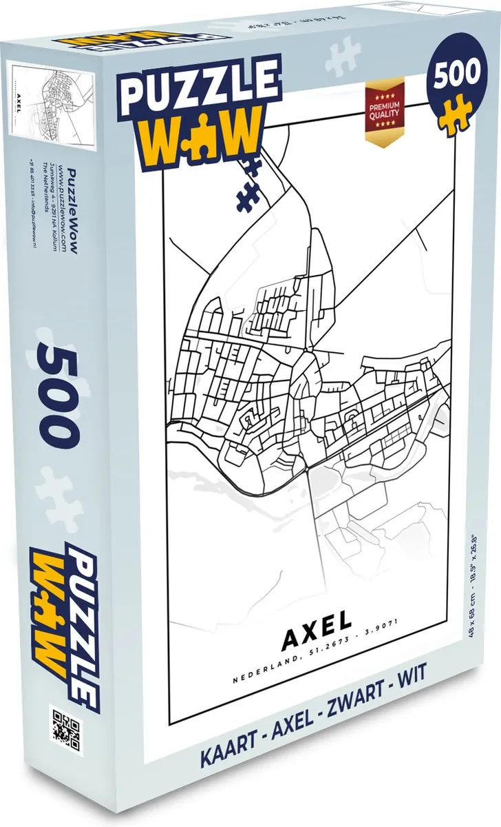 PuzzleWow Axel Legpuzzel 500 Stuks - Multicolor