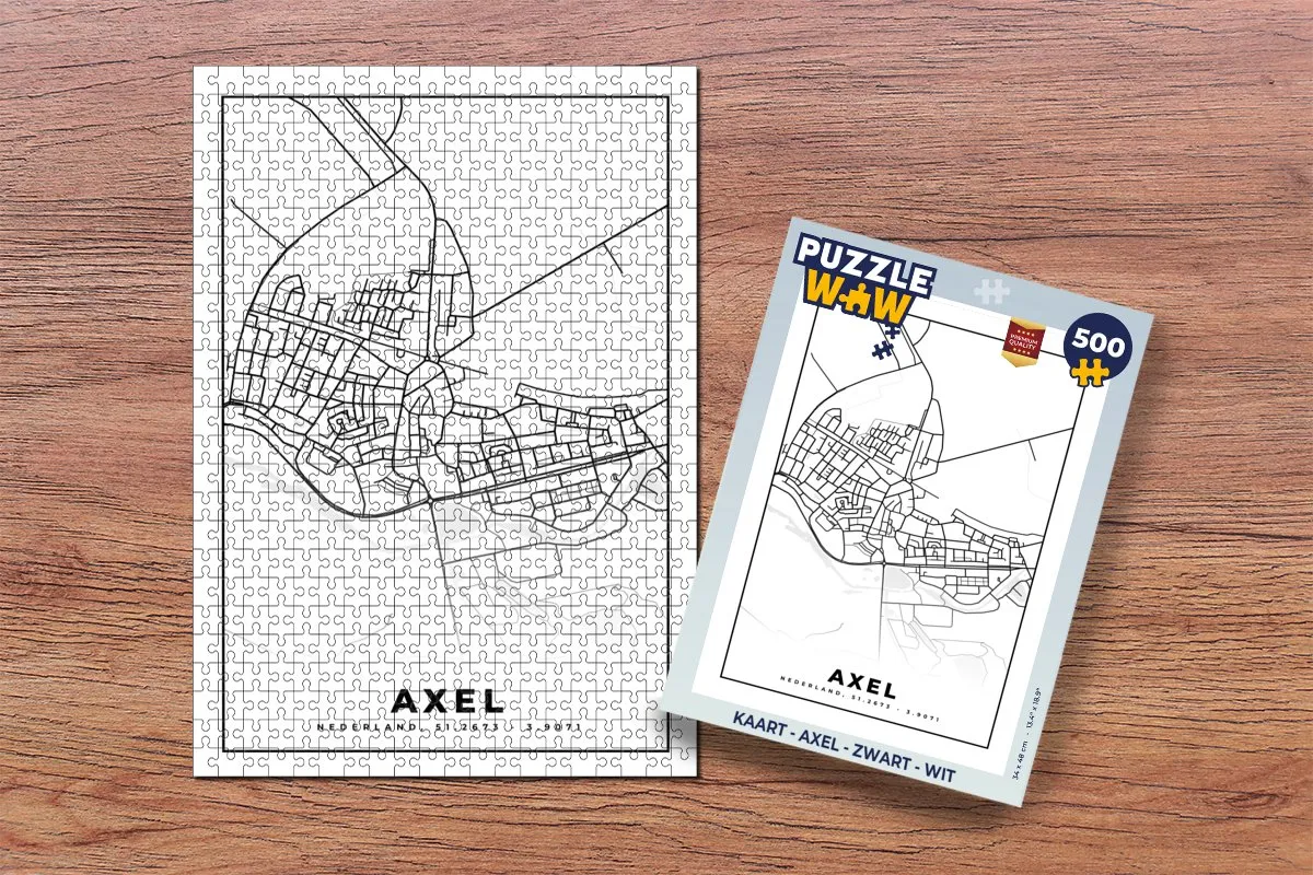 PuzzleWow Axel Legpuzzel 500 Stuks - Multicolor