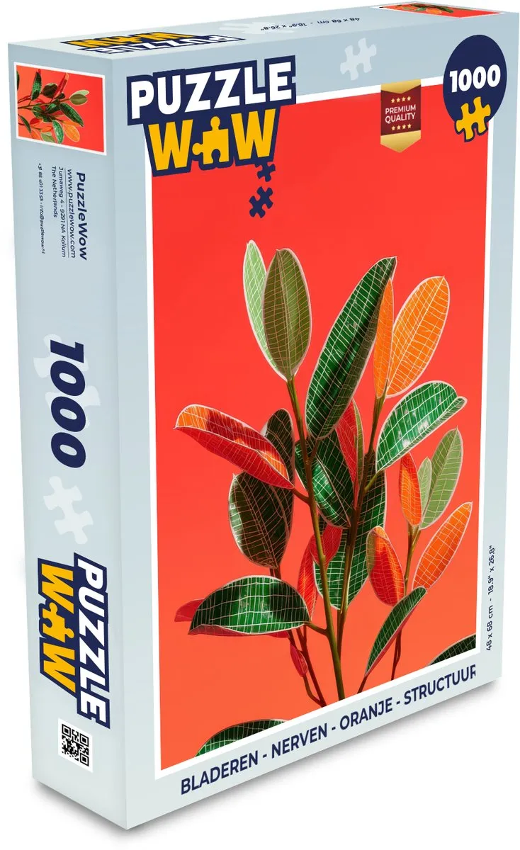 PuzzleWow Legpuzzel 1000 Stuks