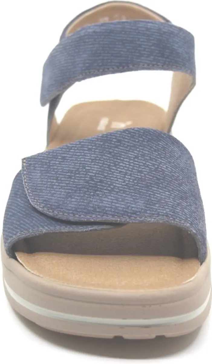 Hartjes Woogie 132.2002/40 Dames Sandalen - 37 - Jeansblauw - afbeelding 4 van 4