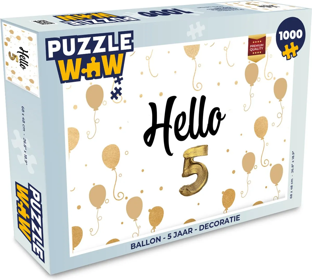 PuzzleWow Legpuzzel 1000 Stuks