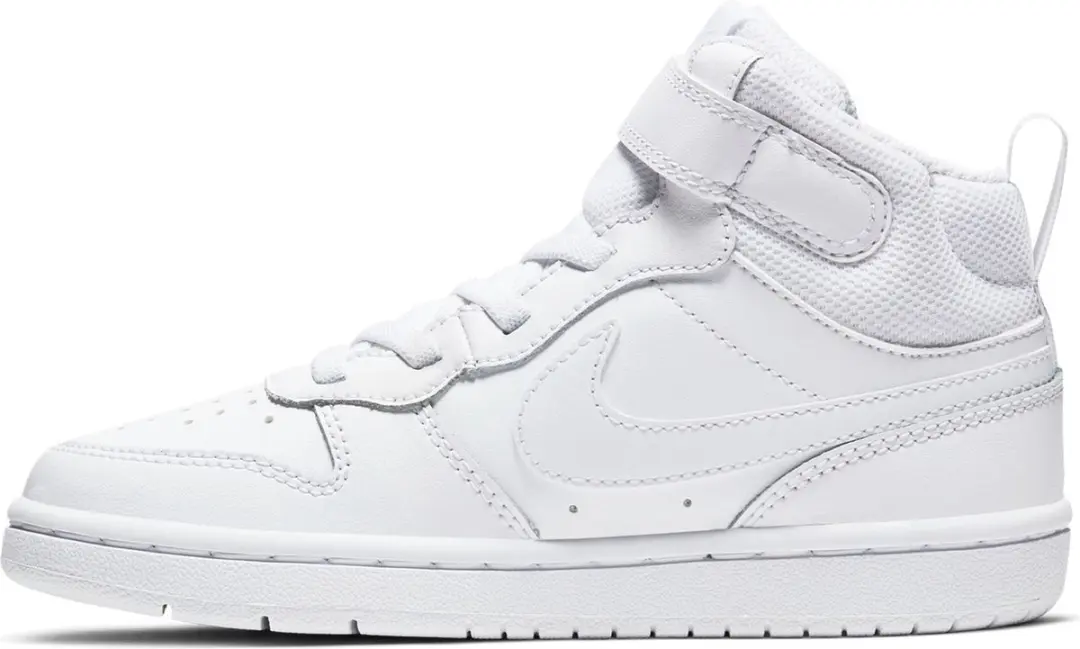 Nike Court Borough Mid 2 Kinderschoenen 32 - Wit - afbeelding 3 van 6