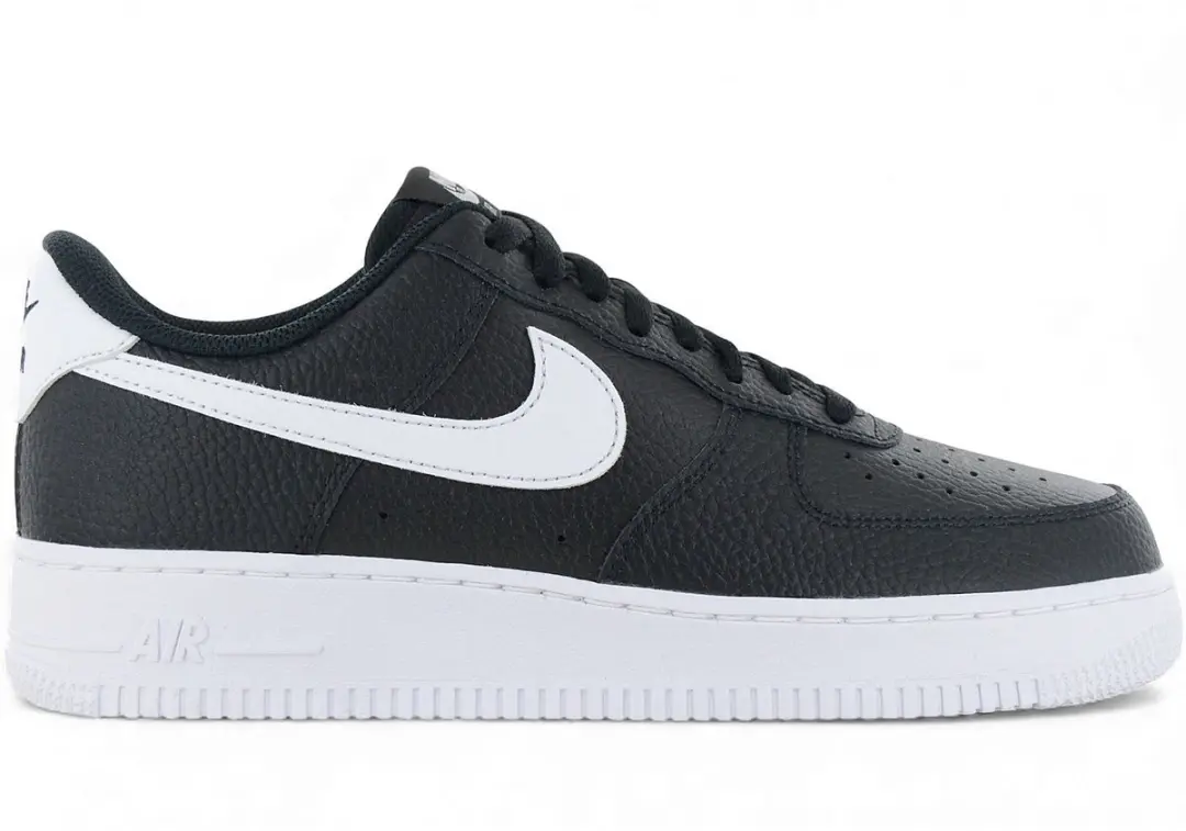 Nike Air Force 1 '07 Heren Sneakers - 47 - Black/White - afbeelding 3 van 6
