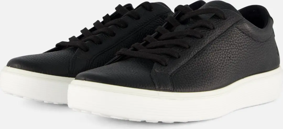 Ecco Soft 60 M Sneakers zwart Leer