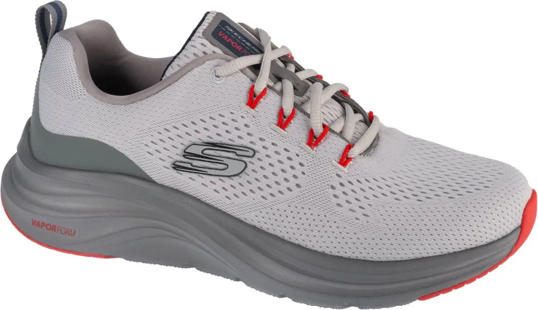 Skechers Vapor Foam 232625-GYOR, Mannen, Grijs, Sneakers, maat: 42,5
