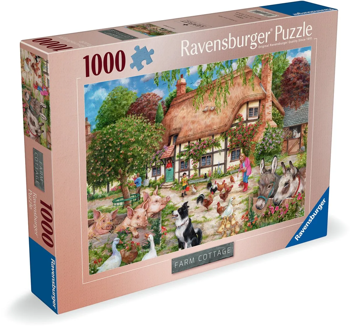Ravensburger Farm Cottage Legpuzzel 1000 Stuks - Meerkleurig