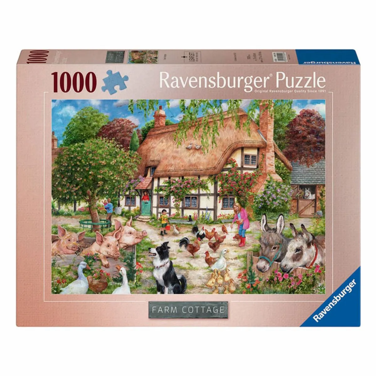 Ravensburger Farm Cottage Legpuzzel 1000 Stuks - Meerkleurig
