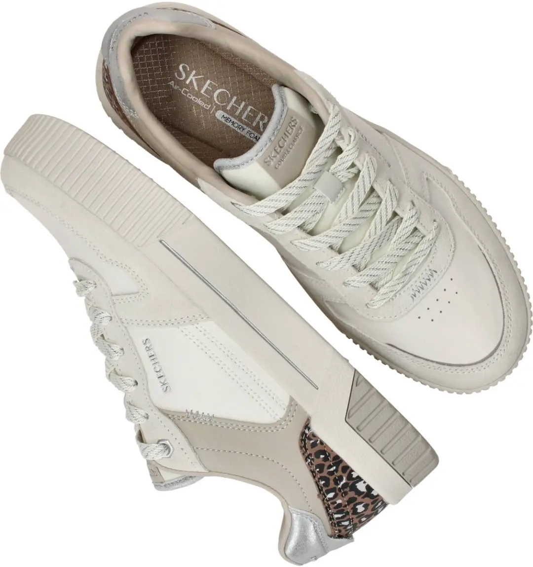 Skechers Jade Lustrous Luxury Sneakers - Dames - Wit - afbeelding 6 van 6