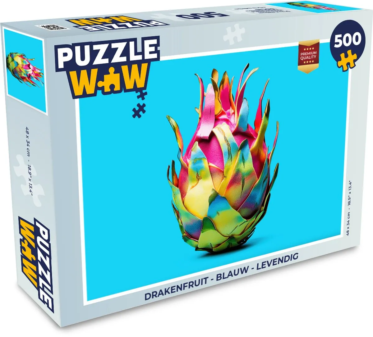 PuzzleWow Drakenfruit Legpuzzel 500 Stuks