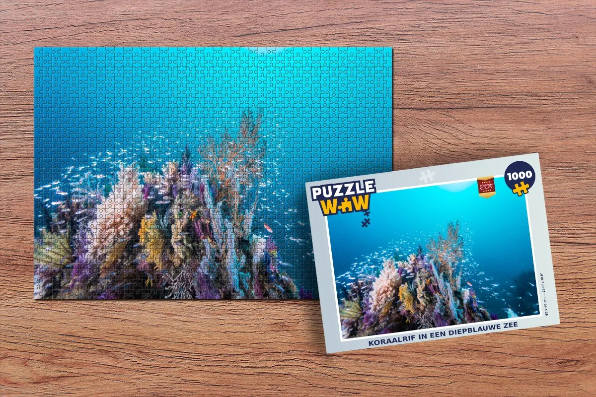 PuzzleWow Legpuzzel Koraalrif 1000 Stuks - Multicolor
