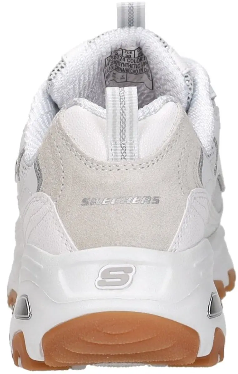 Skechers D'Lites Stellar Shimmer Sneakers - Wit - afbeelding 6 van 6