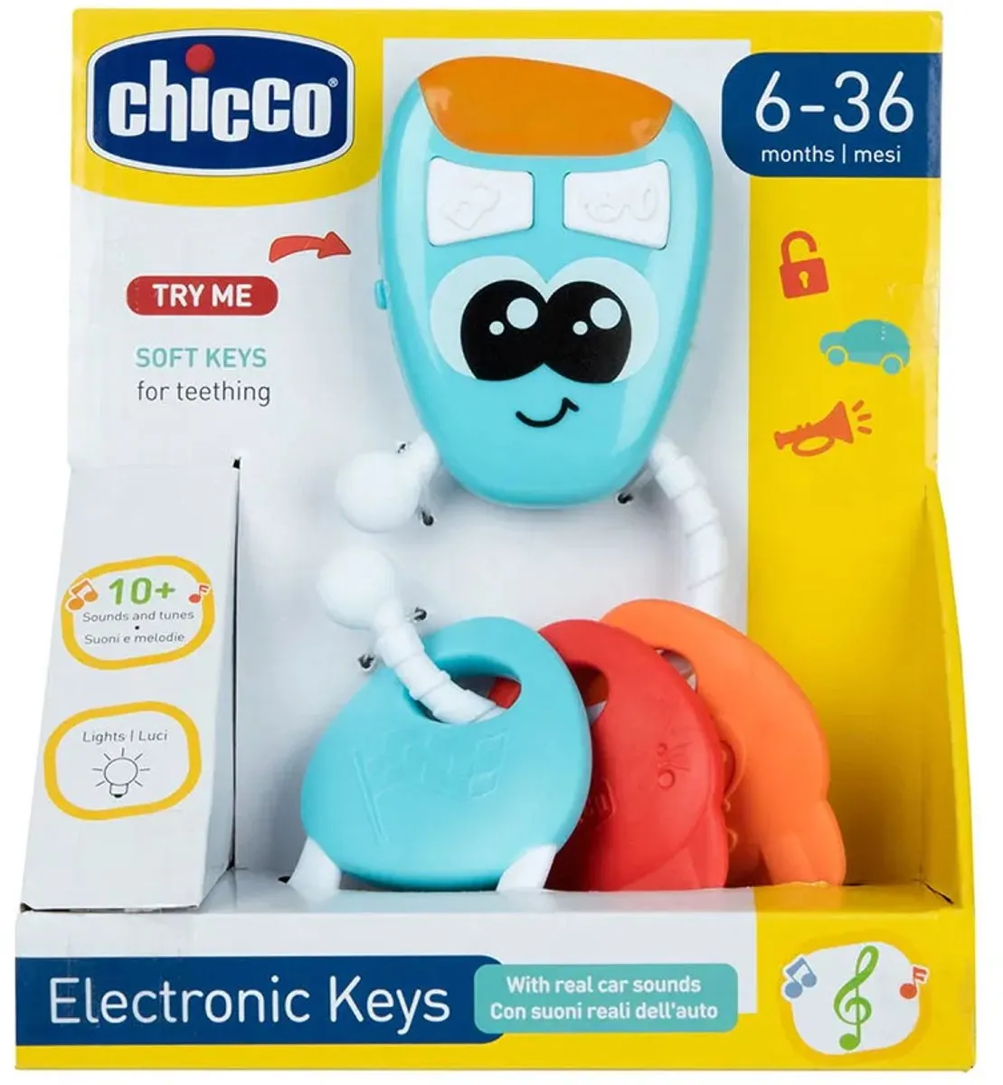 Chicco Mijn Eerste Elektronische Sleutels 00011163000000 - Multicolor