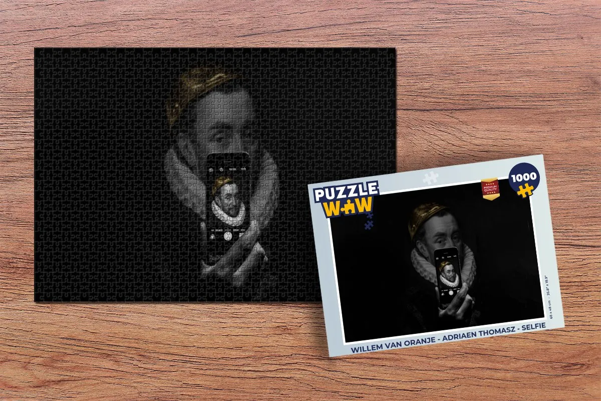 PuzzleWow Willem van Oranje Legpuzzel 1000 Stuks - Multicolor