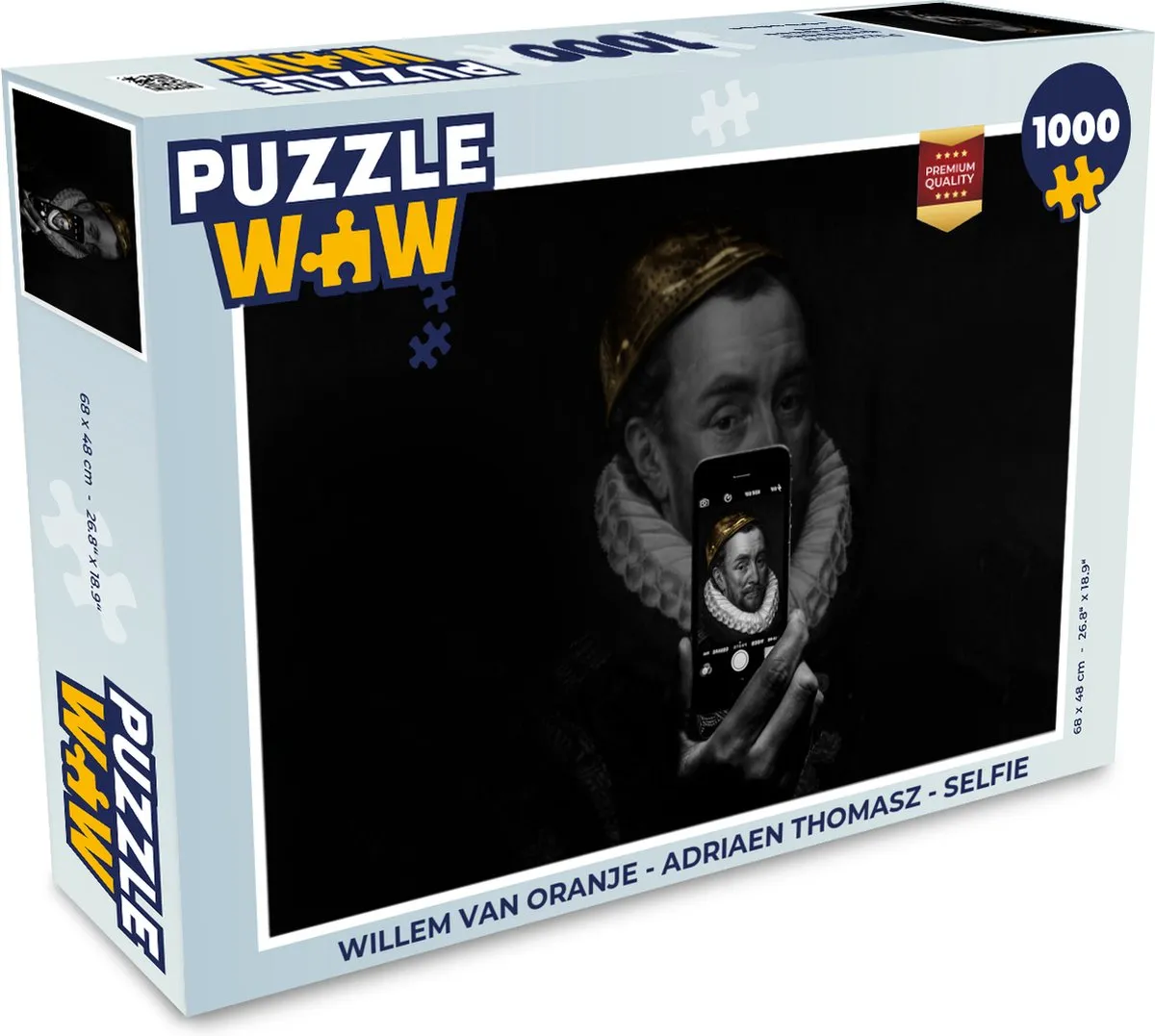PuzzleWow Willem van Oranje Legpuzzel 1000 Stuks