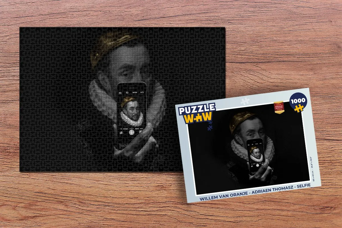 PuzzleWow Willem van Oranje Legpuzzel 1000 Stuks - Multicolor
