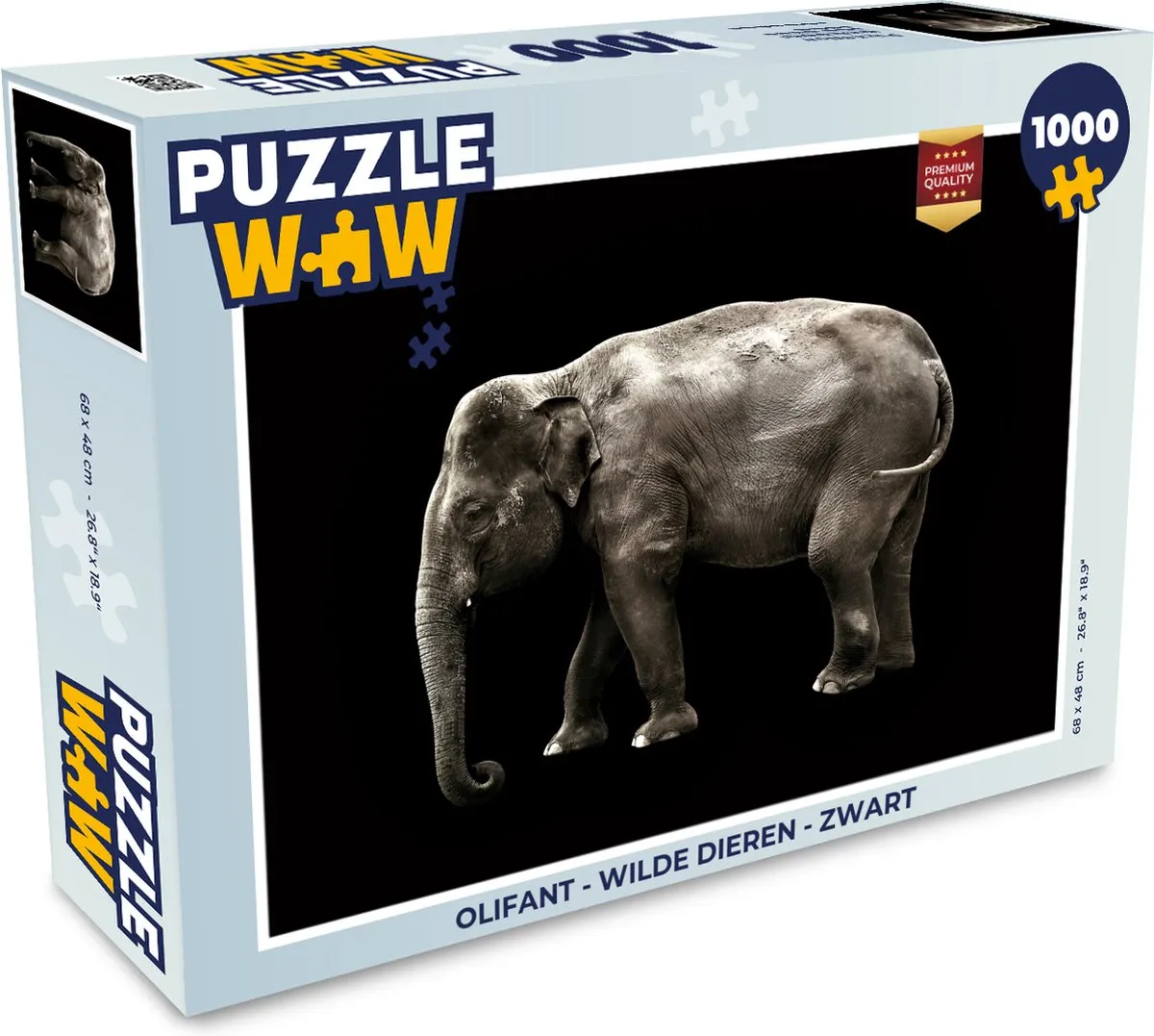 PuzzleWow Wilde Dieren Legpuzzel 1000 Stuks