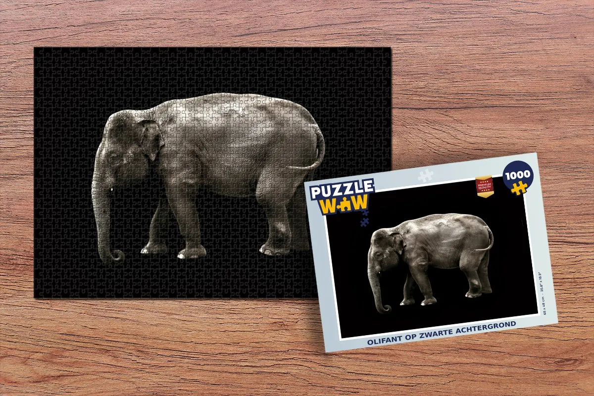 PuzzleWow Wilde Dieren Legpuzzel 1000 Stuks - Multicolor