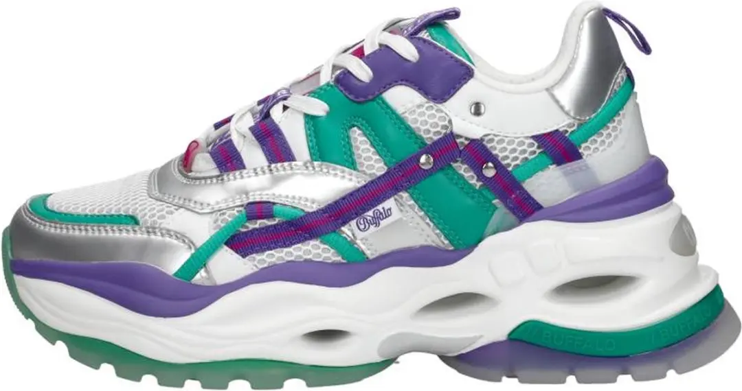 Buffalo Triplet Hollow Sneakers Laag - zilver - Maat 39 - afbeelding 2 van 6
