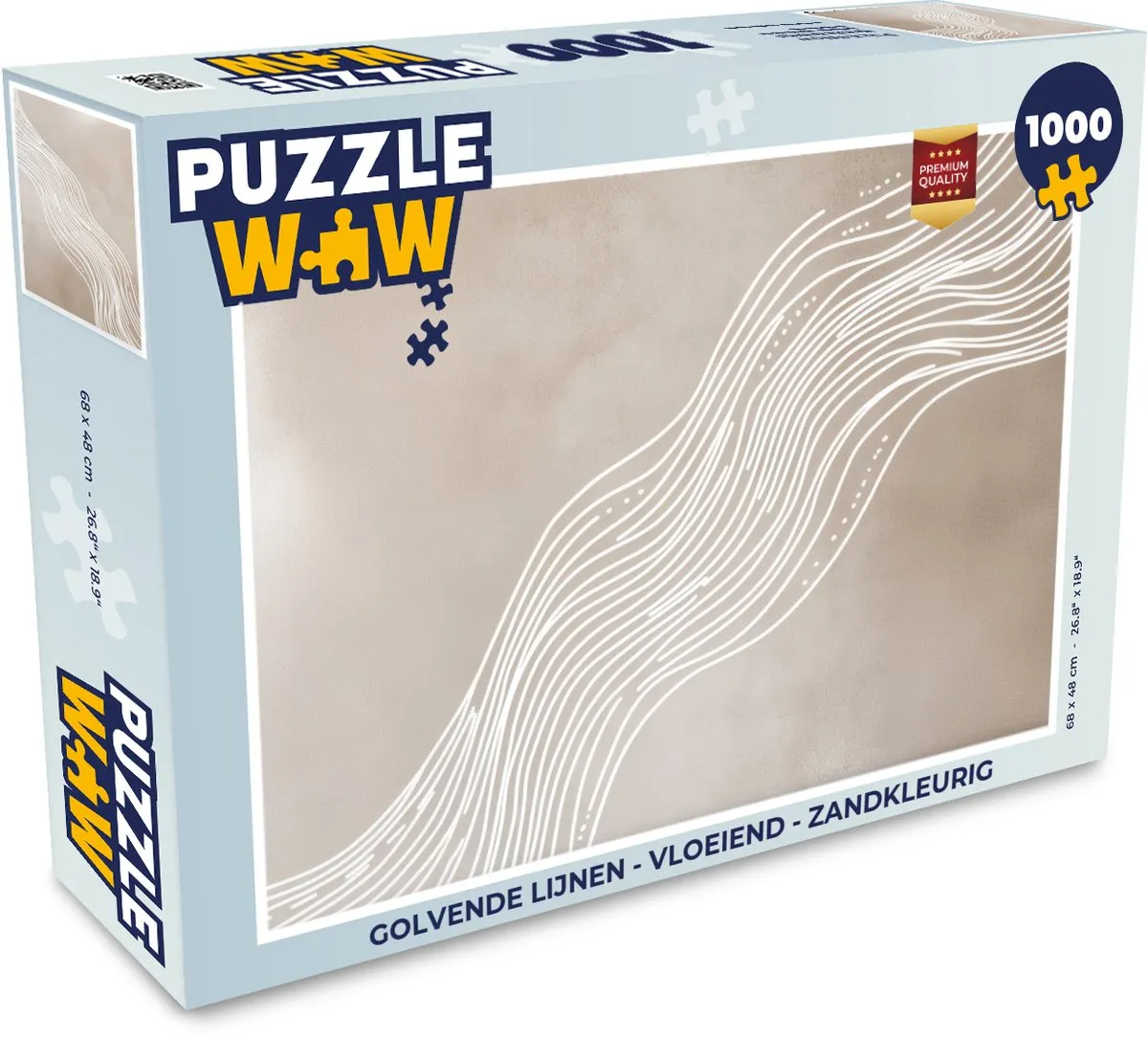 PuzzleWow Golvende Lijnen 1000 Stuks