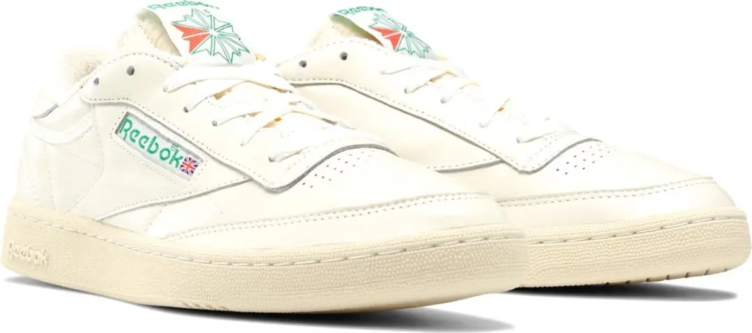 Reebok Club C 85 Sneakers - Maat 39 - Crème/Groen - afbeelding 6 van 6