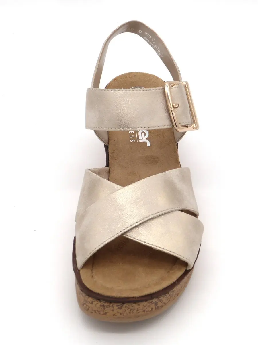 Rieker Sandalen beige Textiel - Maat 39 - afbeelding 6 van 6