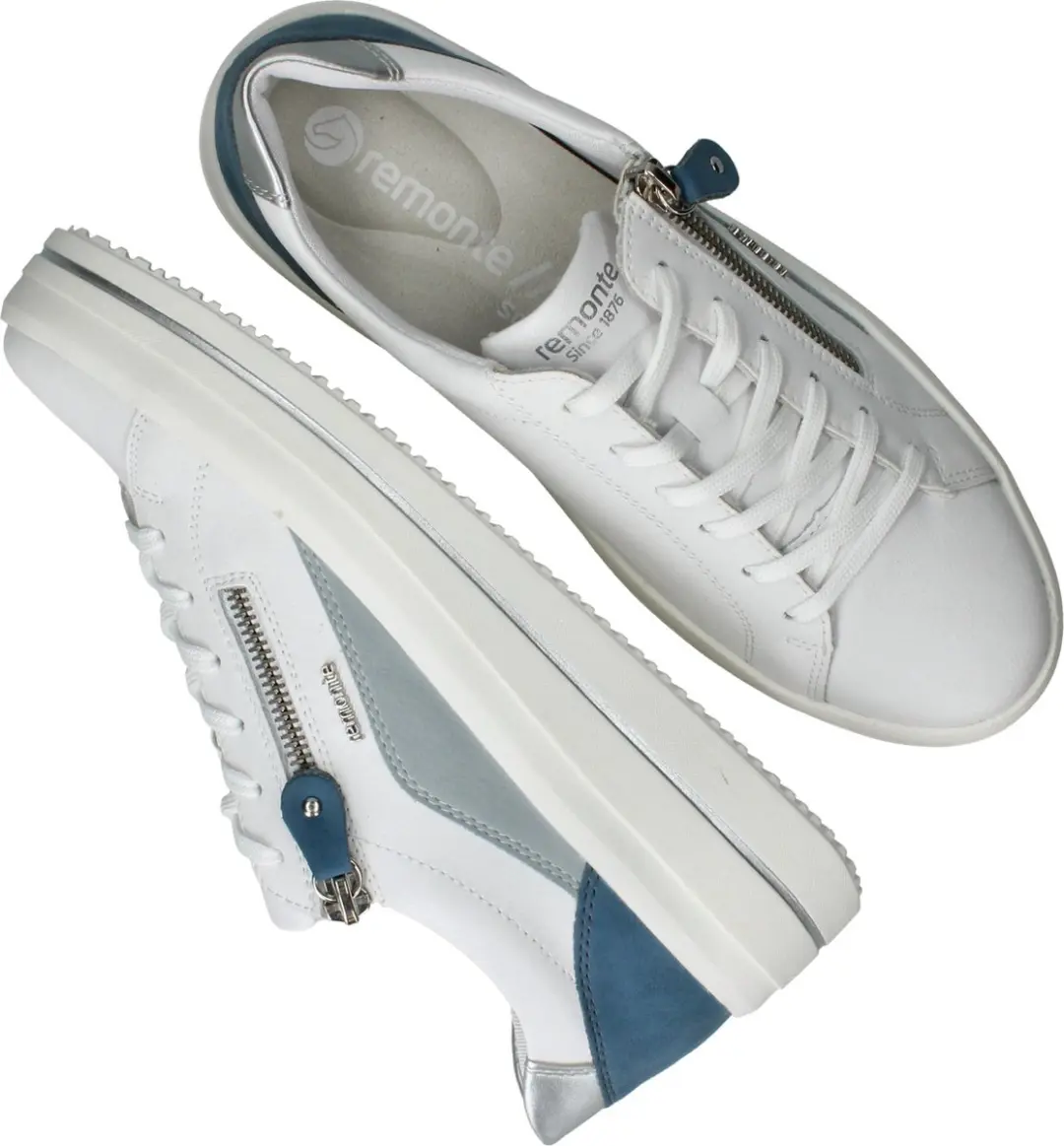 Remonte D1C01 84 Dames Sneakers - Wit - 36 - afbeelding 5 van 6