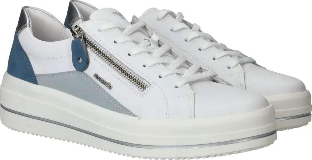 Remonte D1C01 84 Dames Sneakers - Wit - 36 - afbeelding 3 van 6