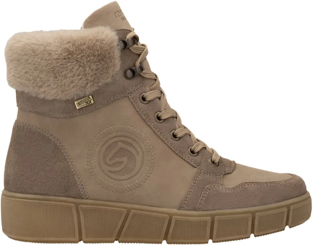 Samira hoge leren sneakers