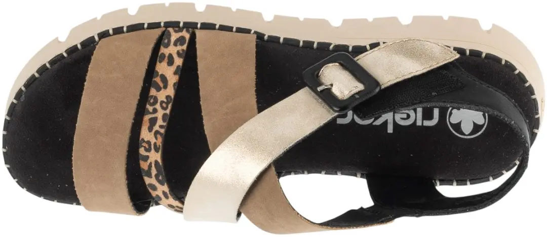 Rieker V1063-90 Sandalen - Vrouwen - 38 - Beige - afbeelding 3 van 5
