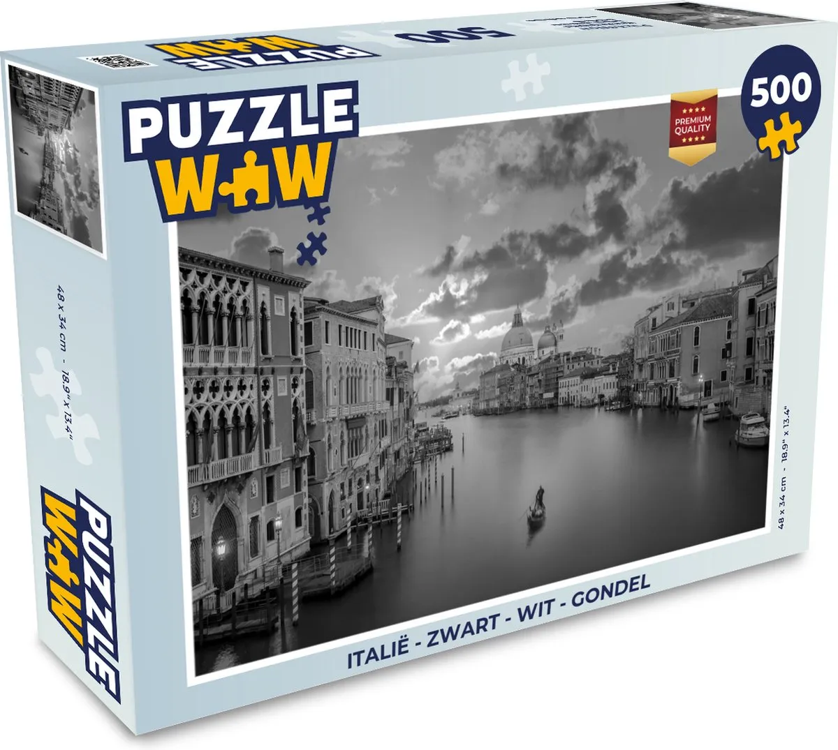 PuzzleWow Italië Legpuzzel 500 Stuks