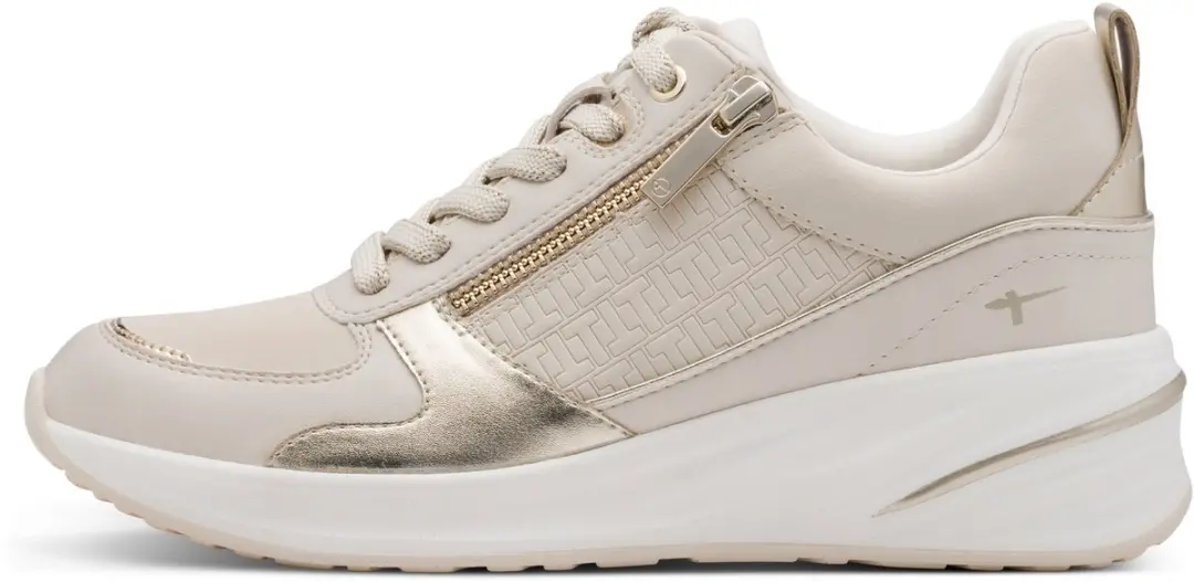 Tamaris Sneakers 1-23754-45 Dames - Beige - afbeelding 2 van 6