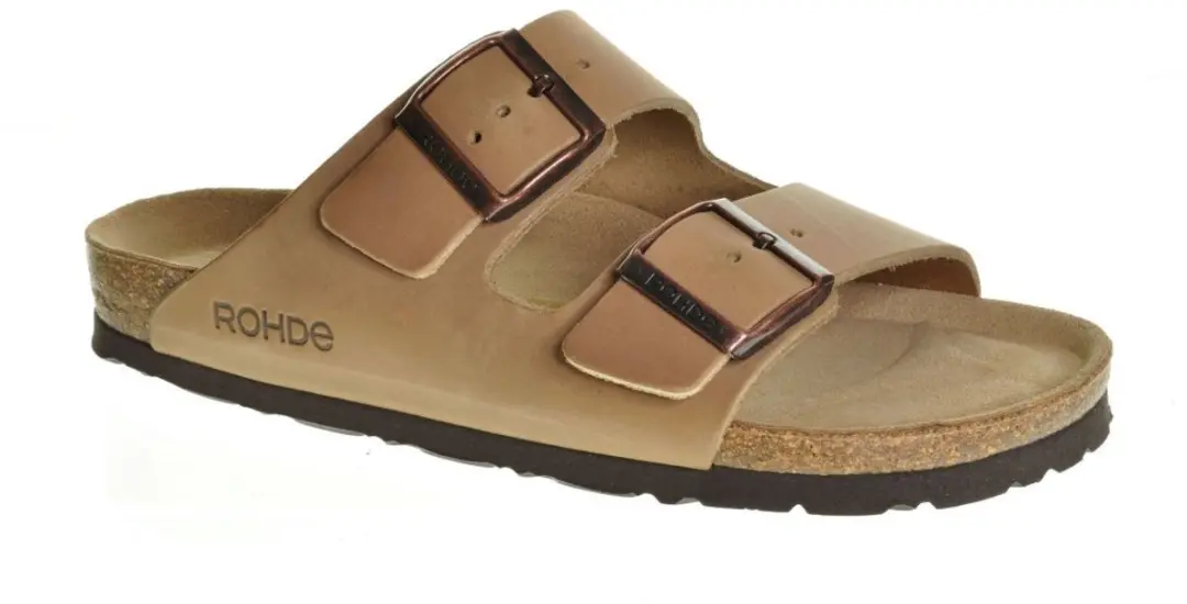 Rohde Sunnys N12 Dames Slof - Beige - afbeelding 2 van 6