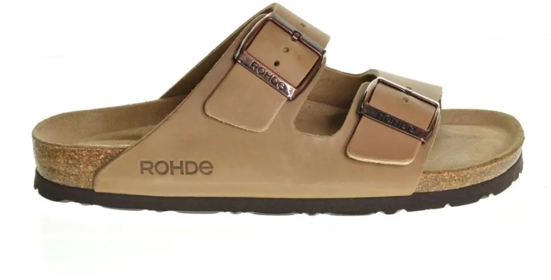 Rohde Sunnys N12 Dames Slof - Beige - afbeelding 4 van 6