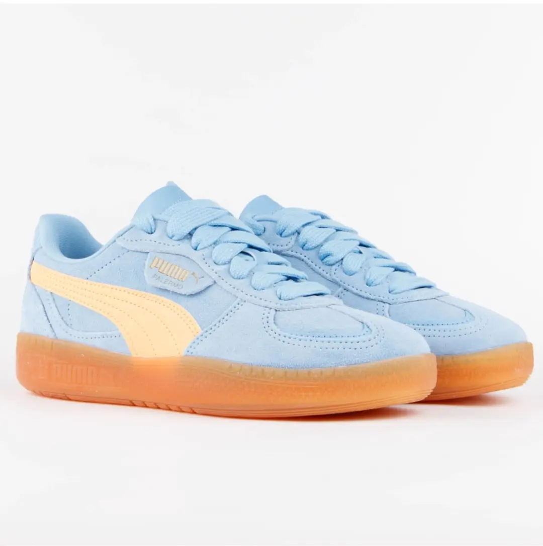 PUMA Palermo Moda Xtra Gum Wns Lage Sneakers - Blauw