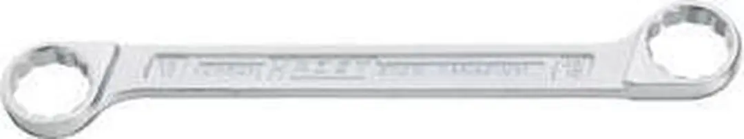 Dubbele ringsleutel 21x22mm, vorm B, DIN837