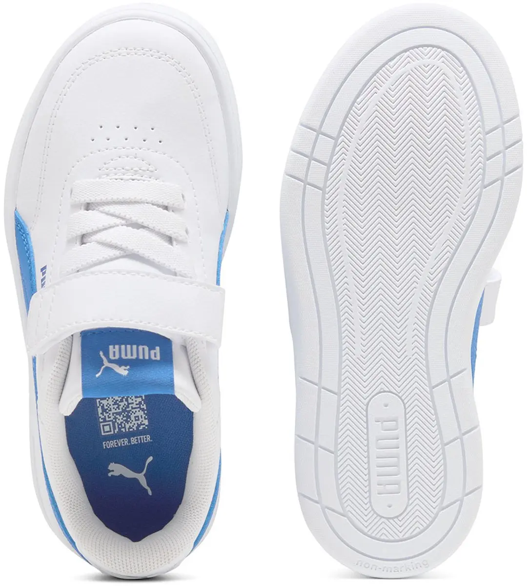 PUMA Court Classic Clean AC+ PS Schoenen - 34.5 - Wit