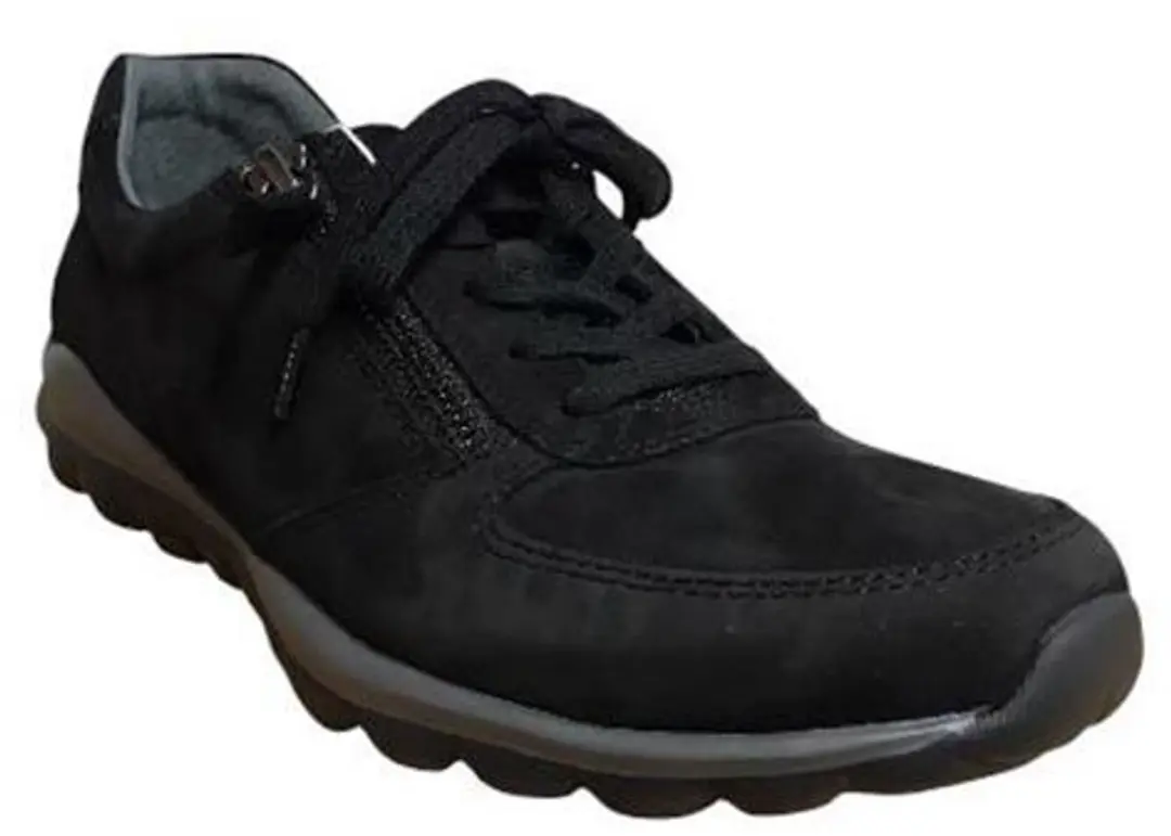 Gabor Nub 2rits 73915 - Schoen 38.5 - Zwart
