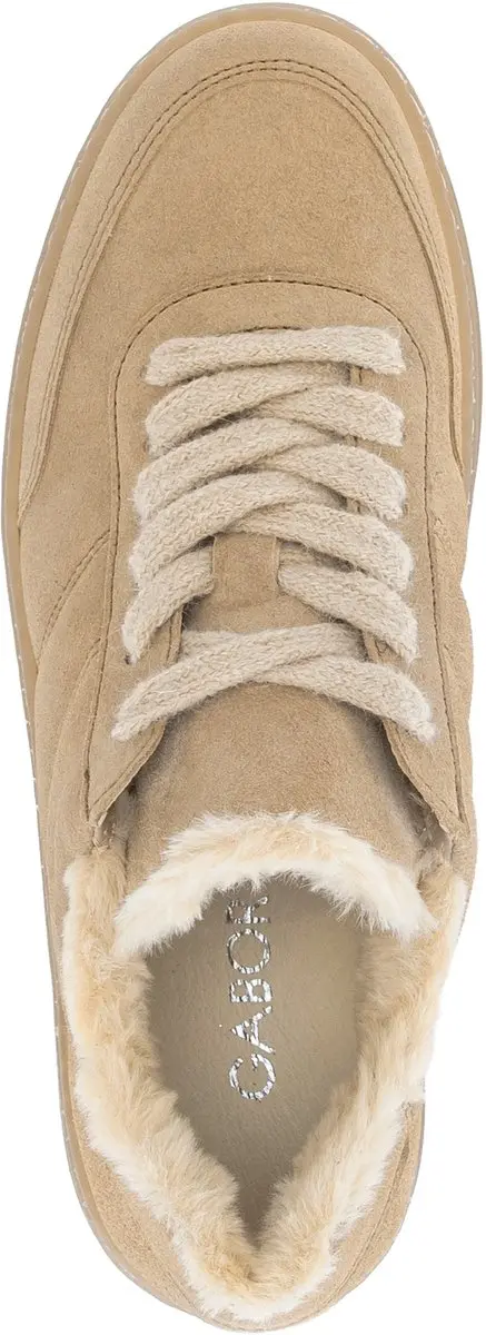 Gabor 6018.02.002 Dames Sneakers - Beige Suede - 39 - afbeelding 6 van 6