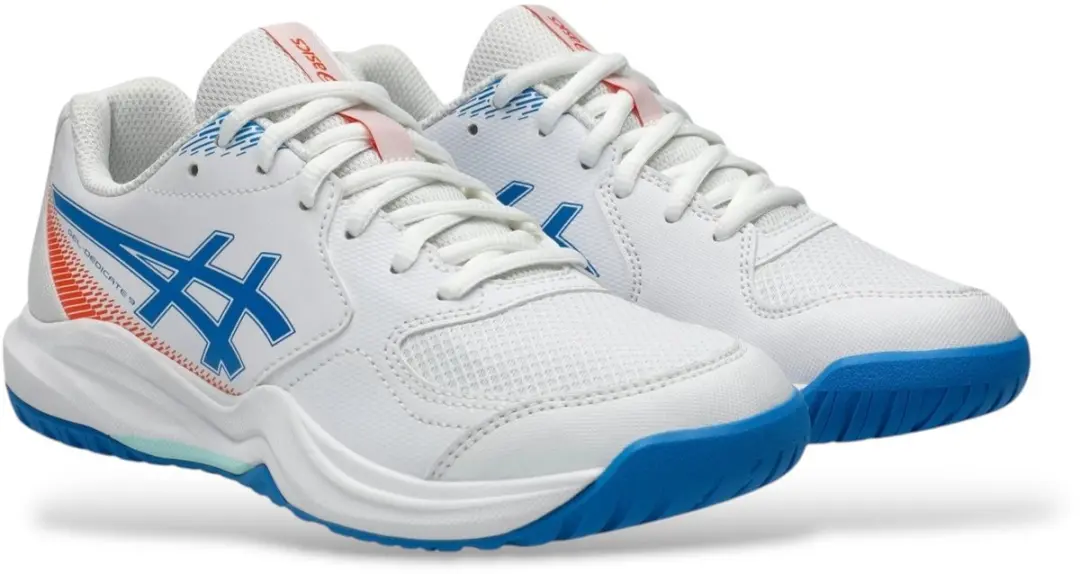 ASICS GEL-Dedicate 9 GS Sneakers - Maat 35 - Wit - afbeelding 4 van 6