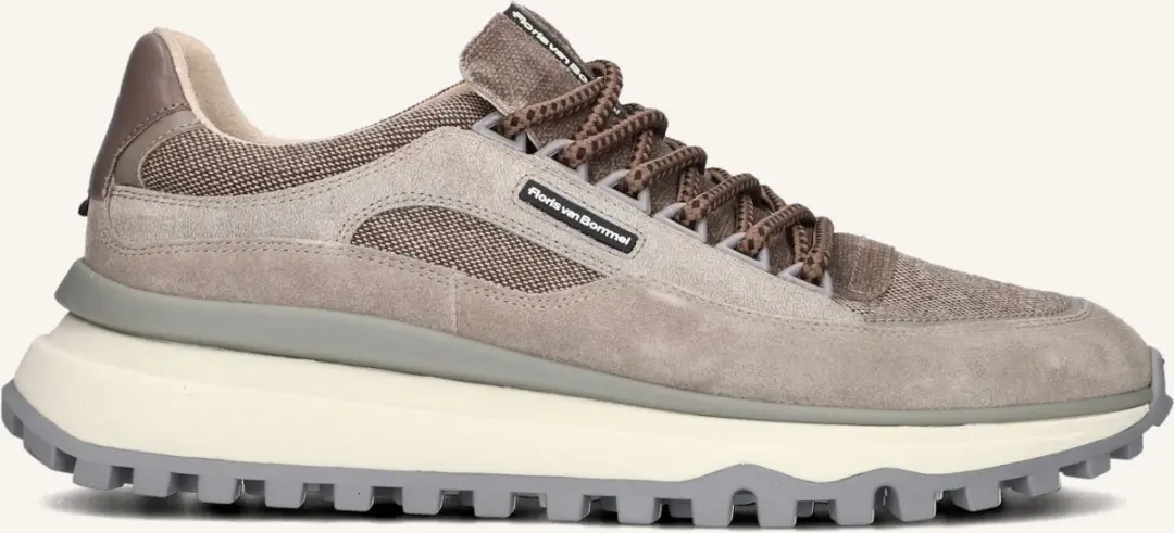 Floris Van Bommel Sfm-10248 De Gripper Sneakers - Textiel - Heren - Taupe - Maat 40