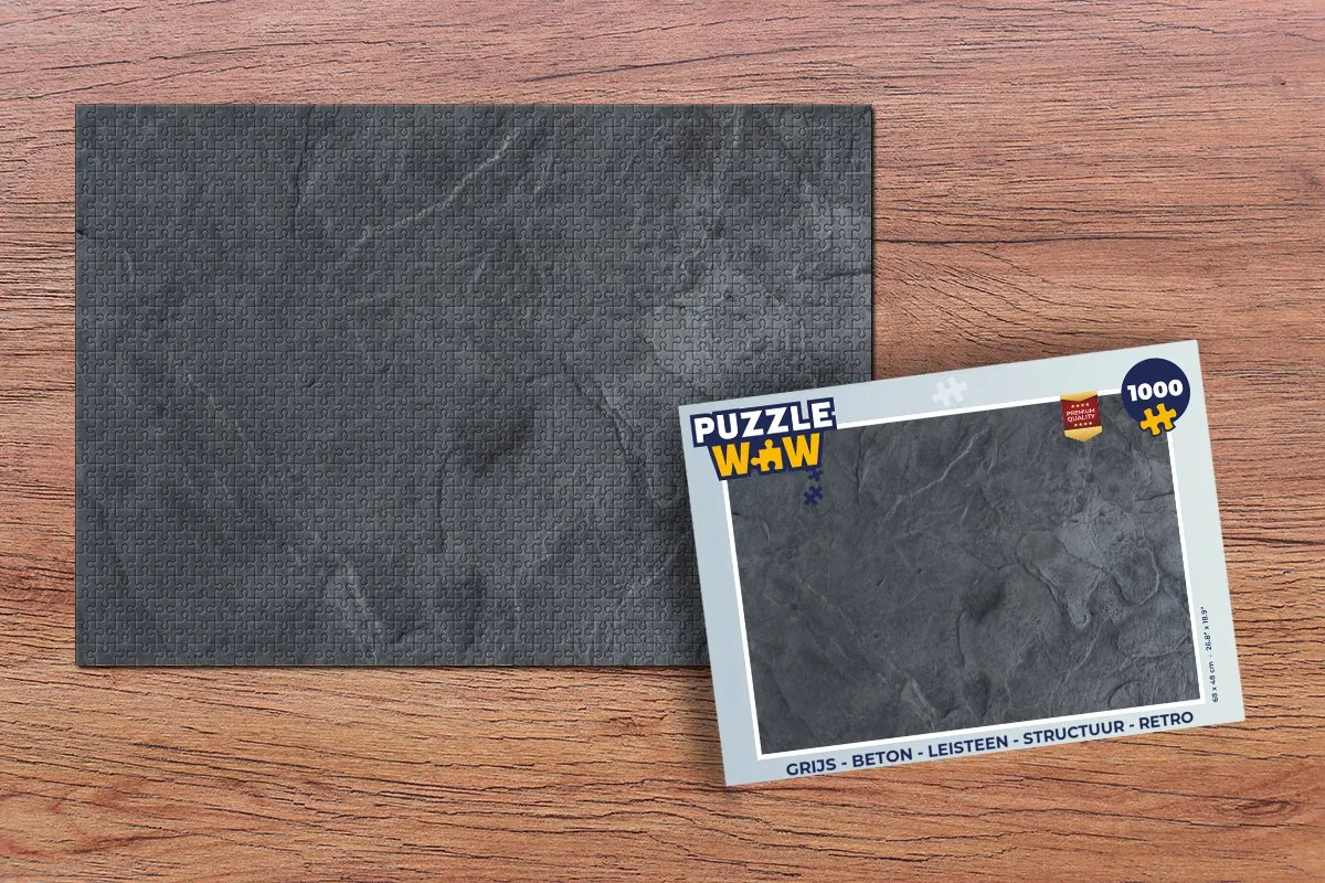 PuzzleWow Betonprint Legpuzzel 1000 Stuks - Multicolor