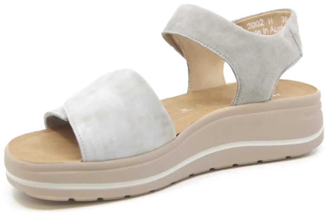 Hartjes WOOGIE Sandal Wijdte H - 41 Kiezel - afbeelding 2 van 6