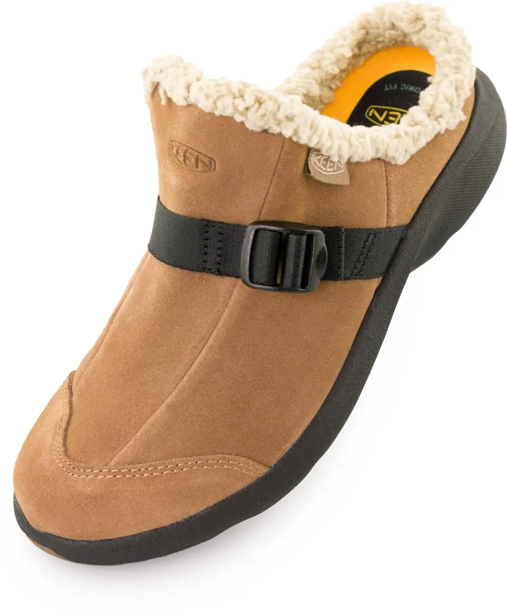 Instapper Keen Women Hood Clog Toasted Coconut Black-Schoenmaat 39