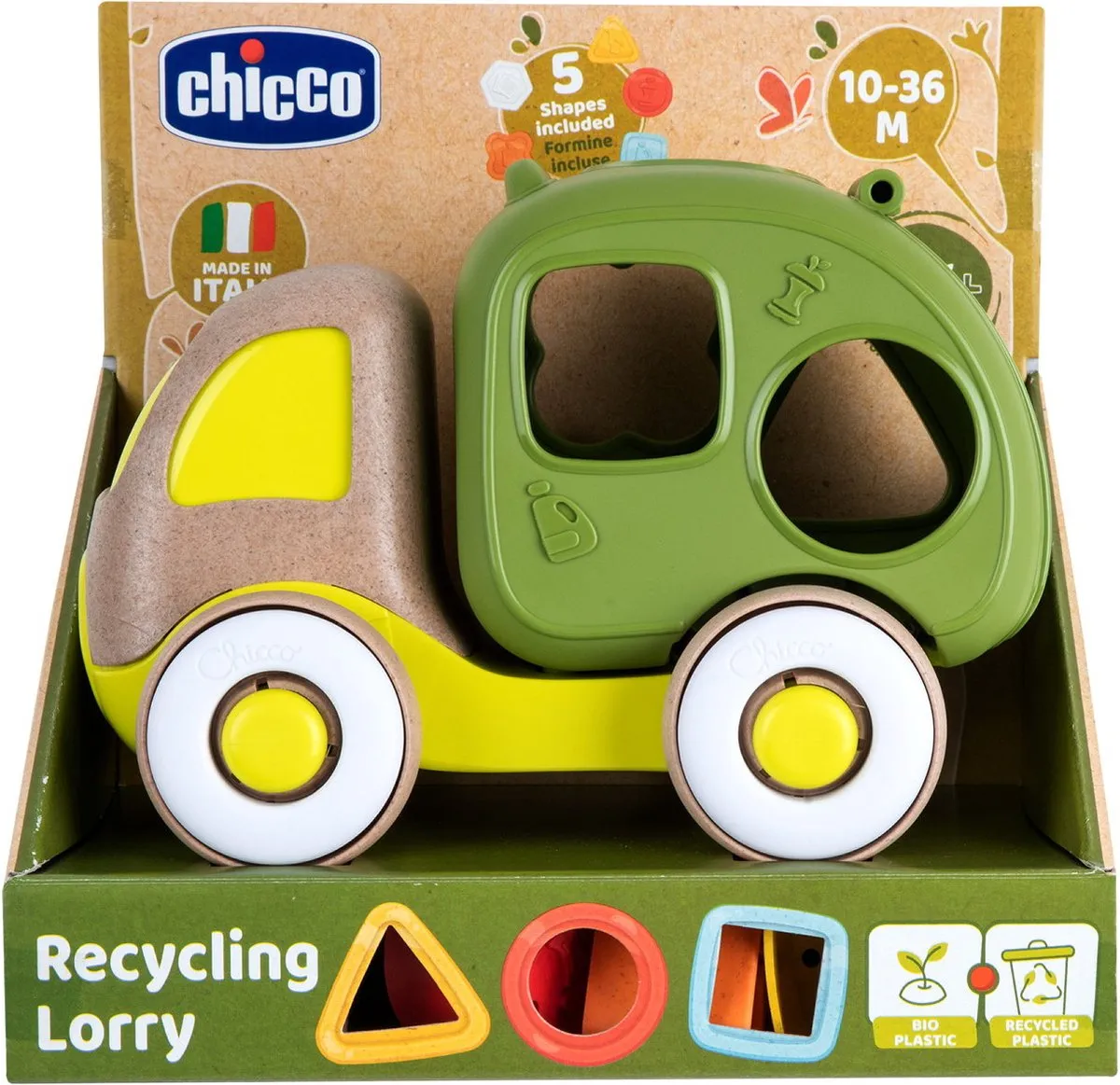 Chicco Eco+ Vormenstoof Vrachtwagen - Multikleur
