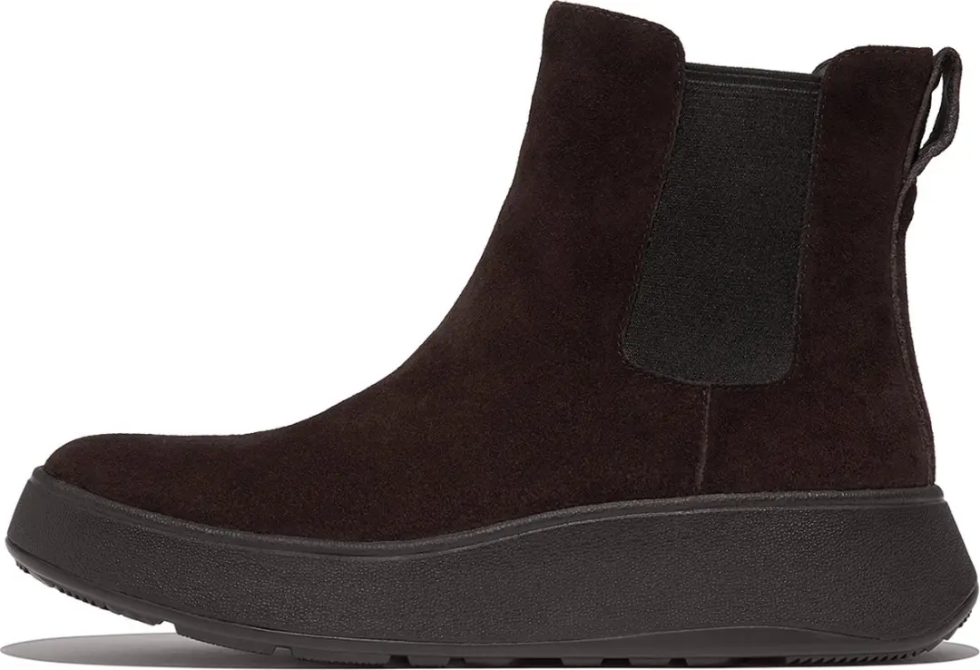 FitFlop FitFlop F-Mode Suede Flatform Chelsea Boots BRUIN